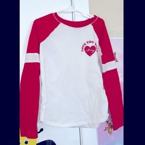 Kids longsleeve "Love you with all my heart" t-shirt